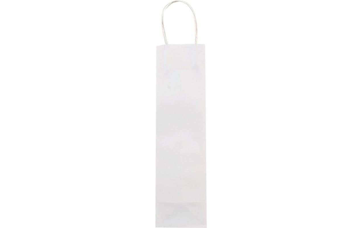 Folia Papiertüten Flaschentasche weiss