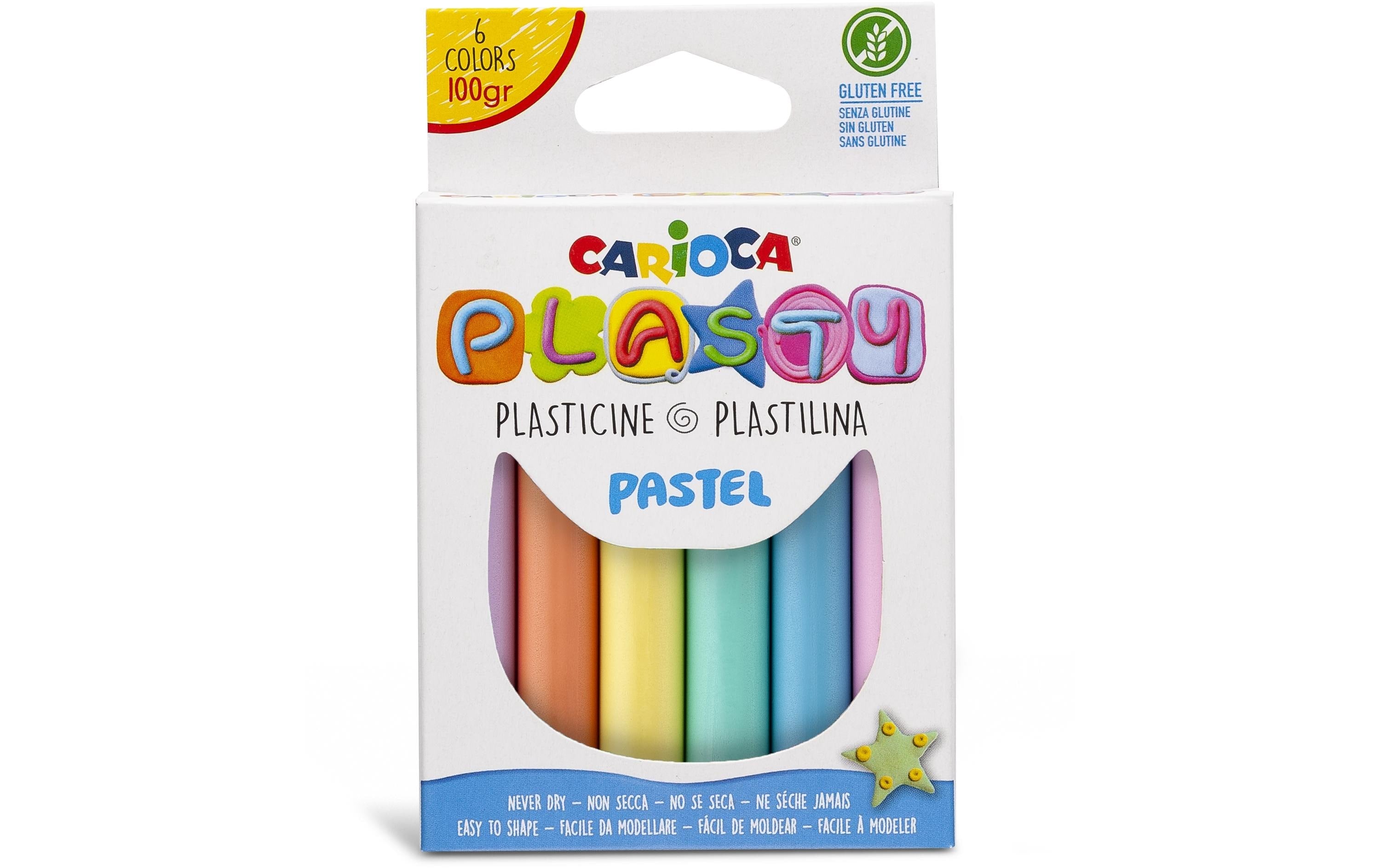 Carioca Modelliermasse Plasty Pastell 100g