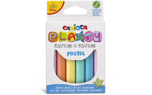 Carioca Modelliermasse Plasty Pastell 100g