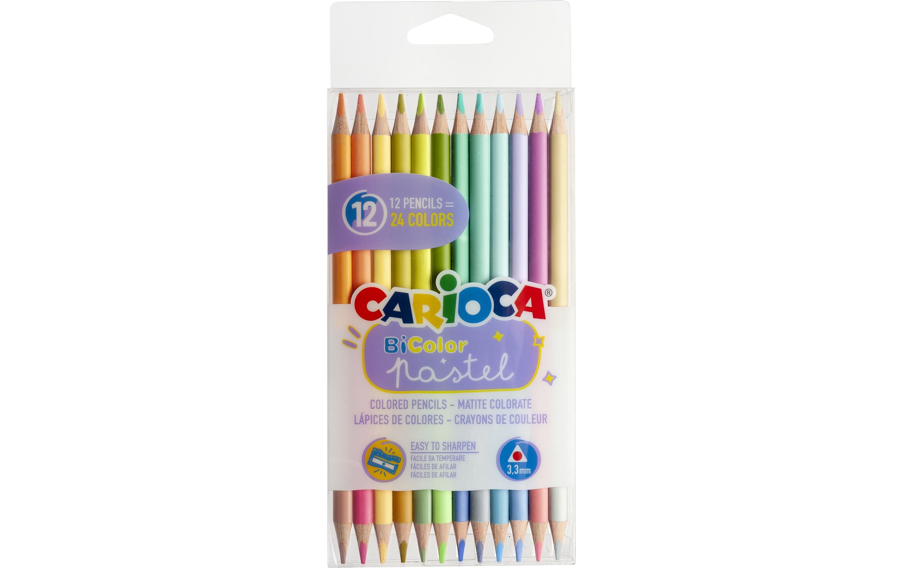 Carioca Farbstifte Bicolor Pastell