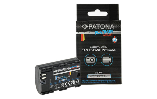 PATONA Platinum Akku mit USB-C LP-E6NH