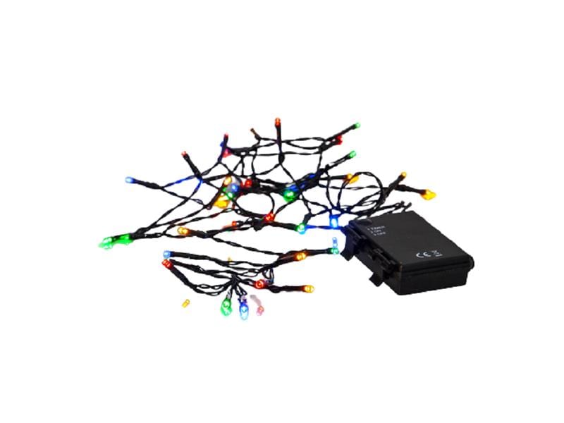 Star Trading | Lichterkette AKKU 280cm | inkl. LED Multi, exkl. Batterie 3xAA, IP44