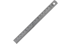 Linex, Lineal aus Stahl 15 cm , Grau