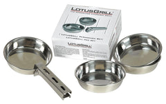 Pfännchen-Set Inox 4-teilig