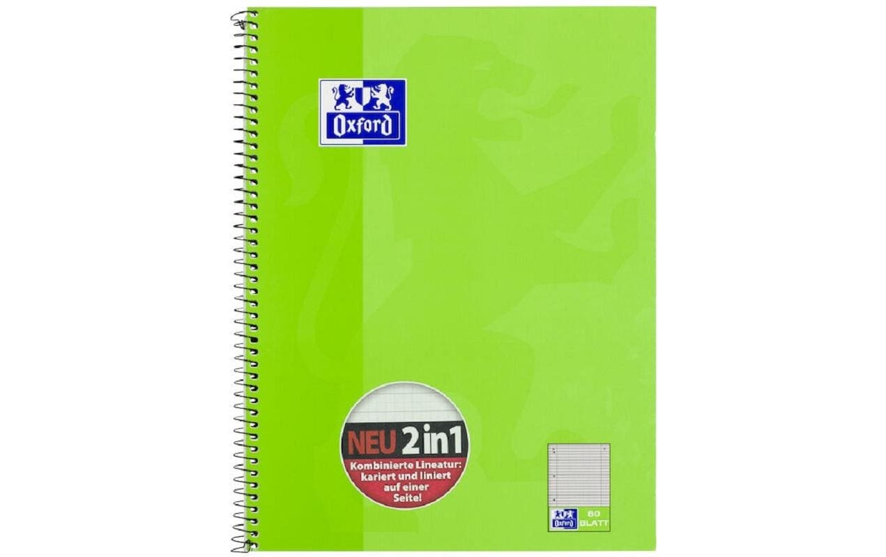Oxford, Schulheft Collegeblock A4+, KarLi,