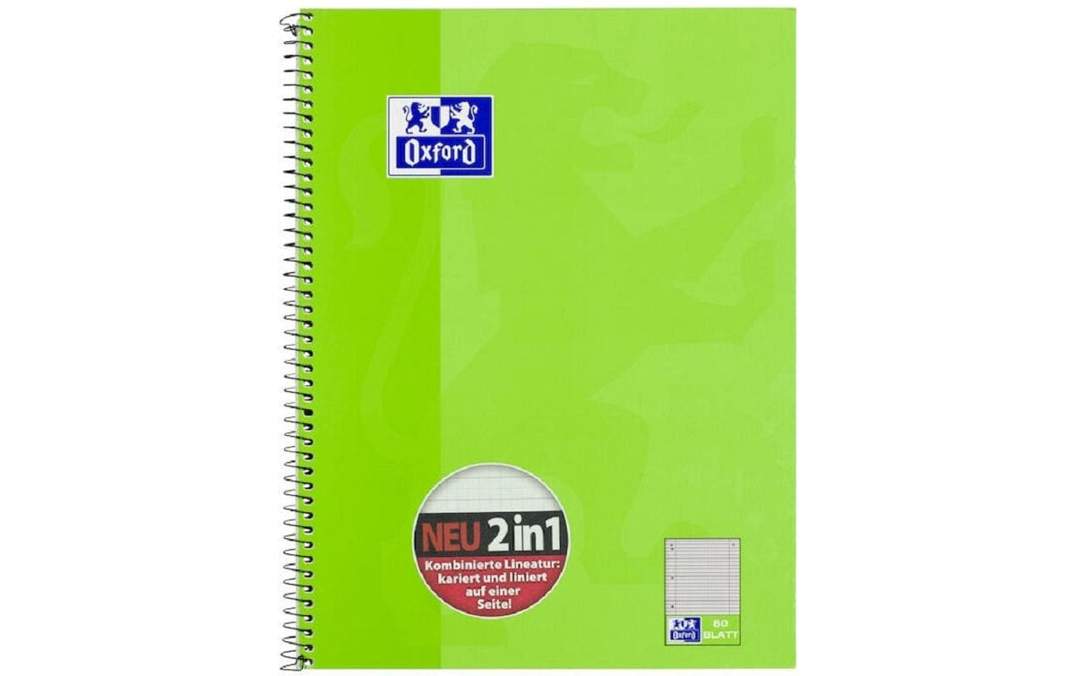 Oxford, Schulheft Collegeblock A4+, KarLi,