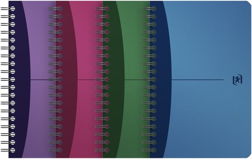 Oxford gebundenes Spiralheft assortiert
