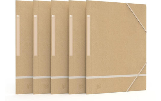 Oxford Gummibandmappe beige