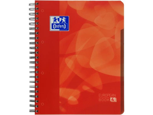 Oxford | Projectbook rot | 90g/qm, A4+, 120 Seiten, kariert 5mm