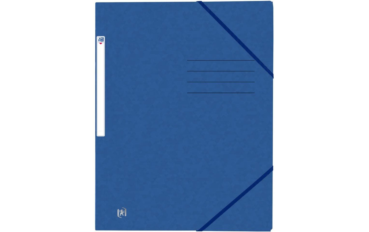 Oxford Gummibandmappe blau
