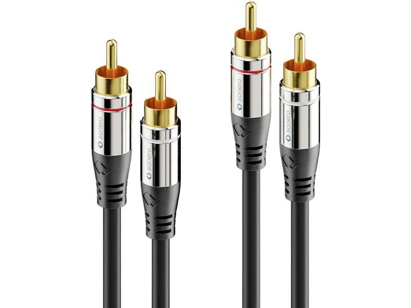 sonero | Audio-Kabel Cinch - Cinch 0.5 m | 0.50m, Stecker <-> Stecker