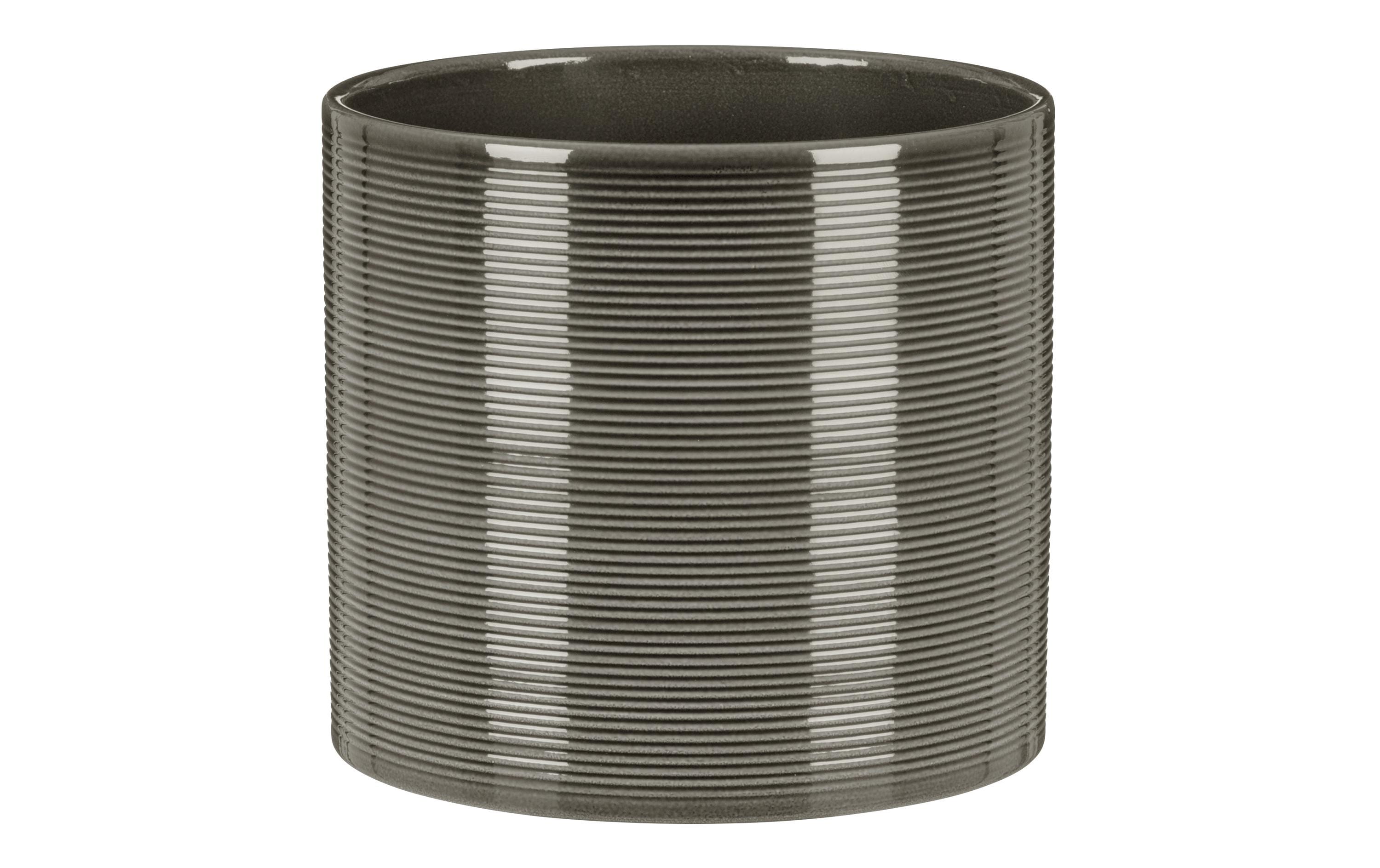Scheurich Blumentopf Glass, Grau