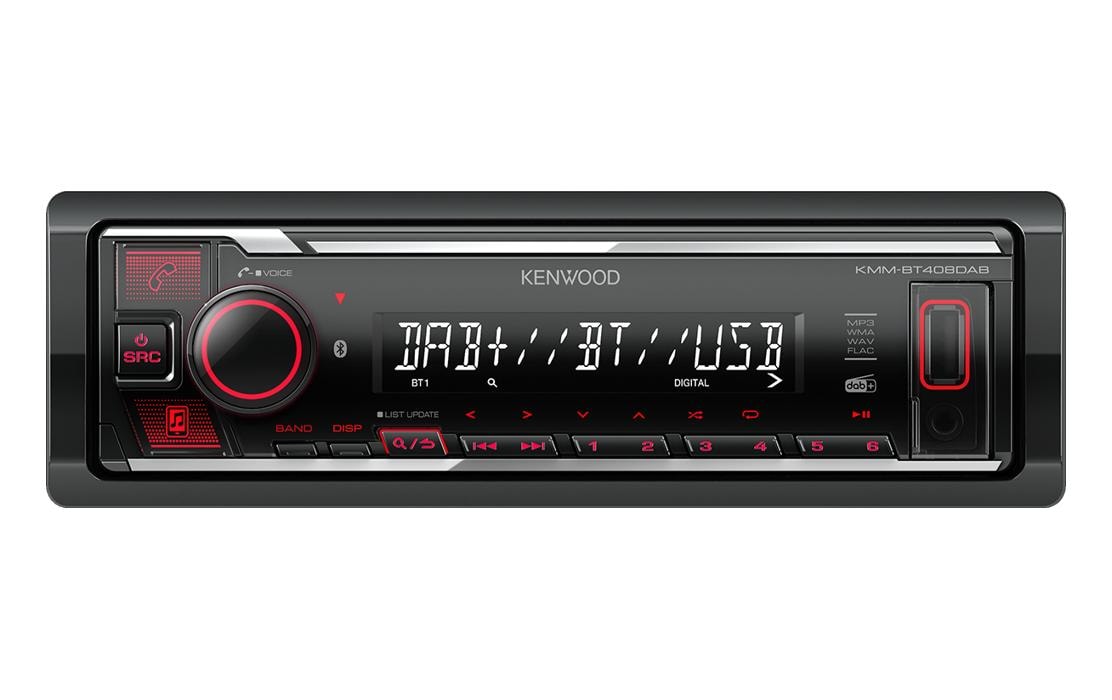 KENWOOD Autoradio KMM-BT408DAB