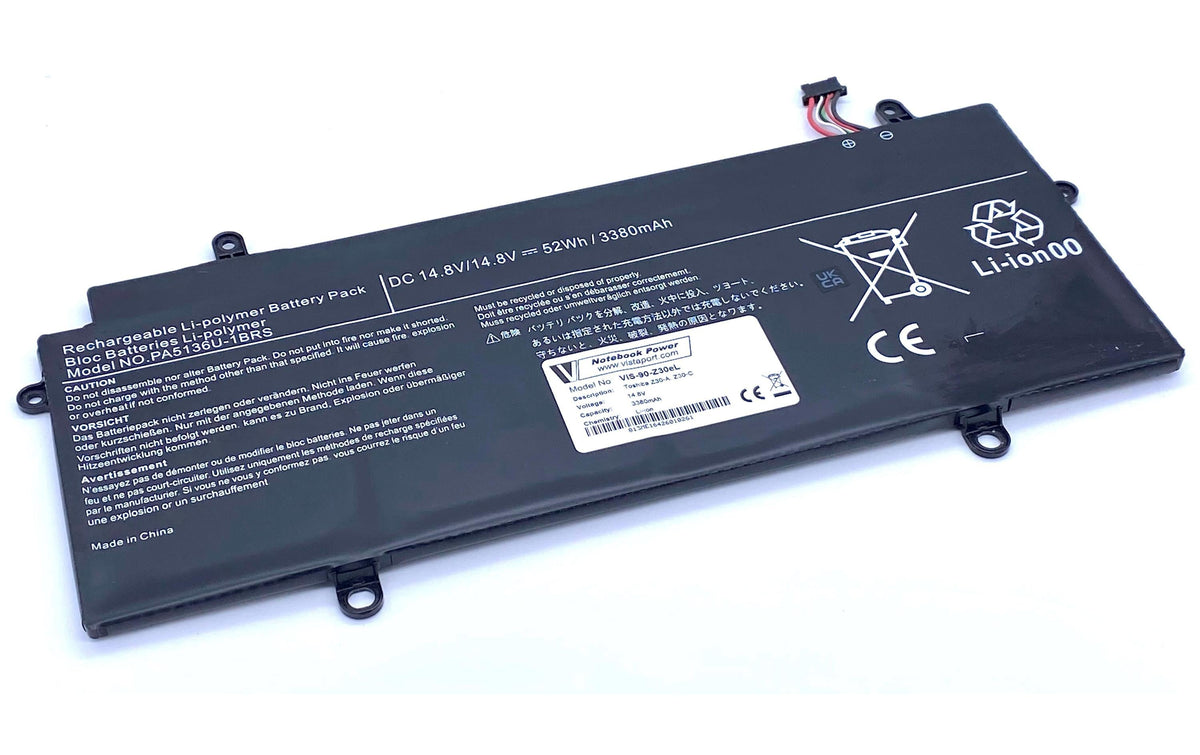 Vistaport Batteries für Toshiba