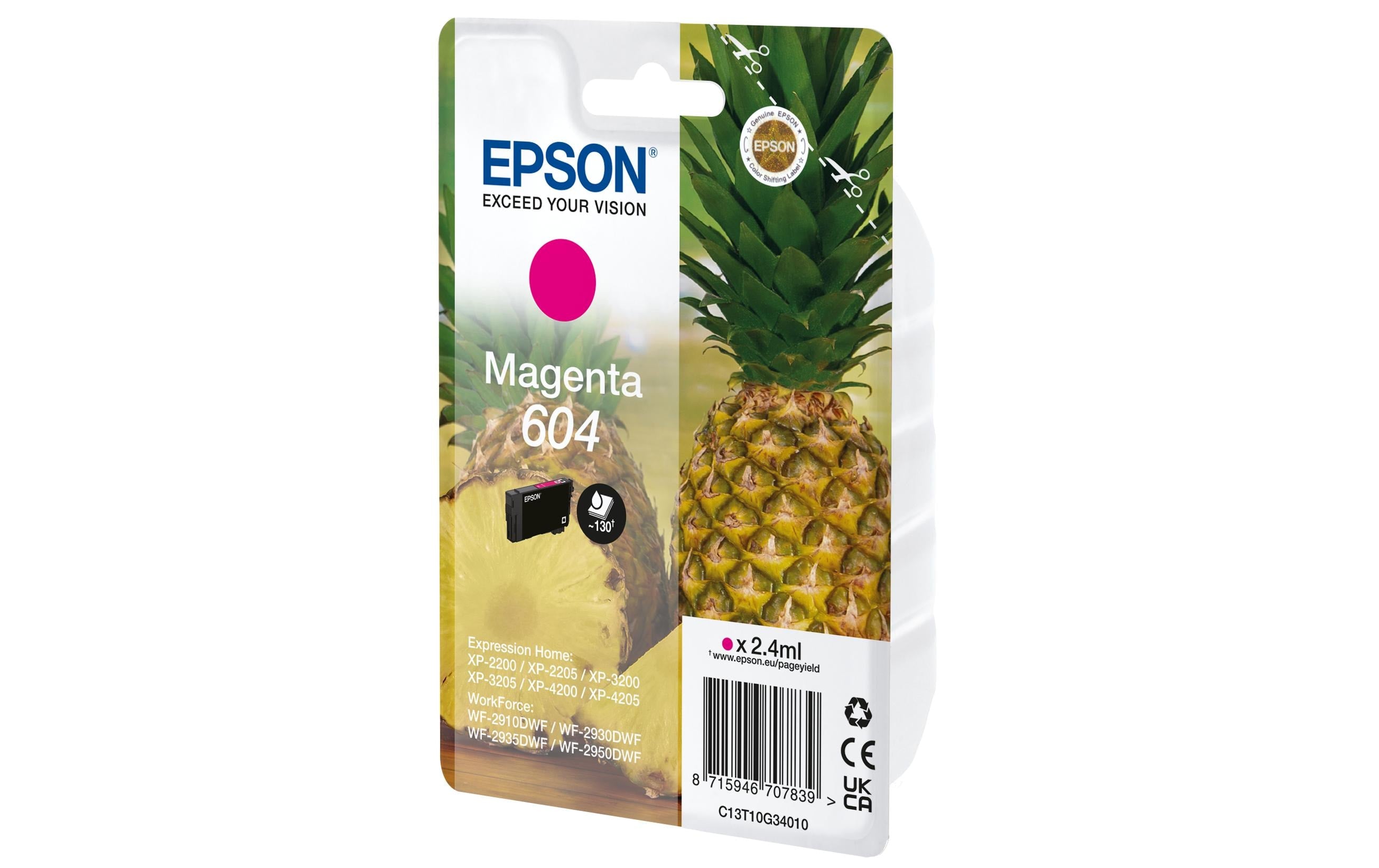 Epson Tinte Nr. 604, C13T10G34010, Magenta