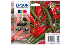 Epson | Tinte Multipack 4-colours 503XL Ink | 1x9.2/3x6.4ml, für XP520x/WF296x