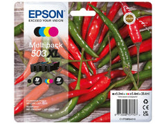 Epson | Tinte Multipack 4-colours 503XL Ink | 1x9.2/3x6.4ml, für XP520x/WF296x