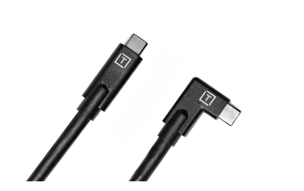 USB-C to USB-C Right Angle - Black