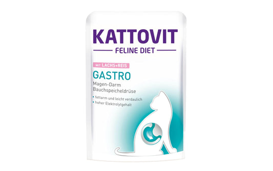 Kattovit, Nassfutter Gastro Lachs und Reis,