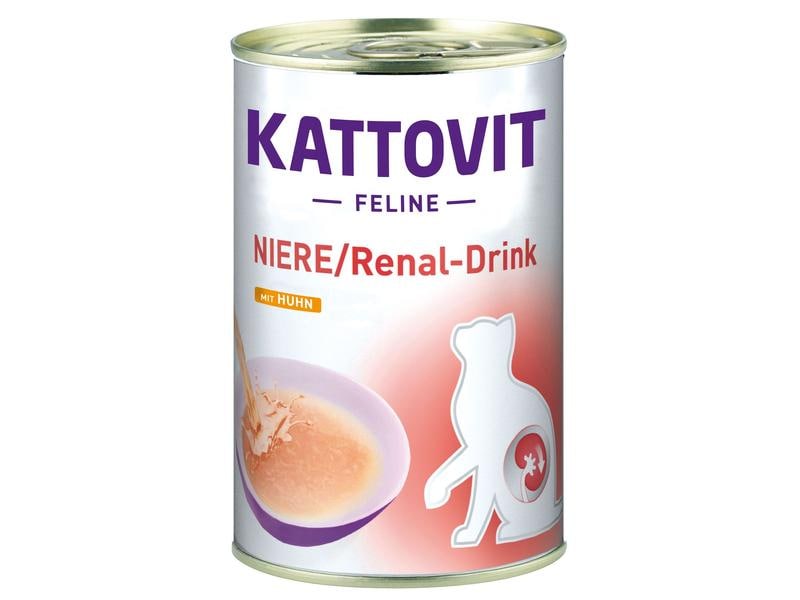Kattovit | Katzen-Snack Niere/Renal Drink | Huhn, 135 ml