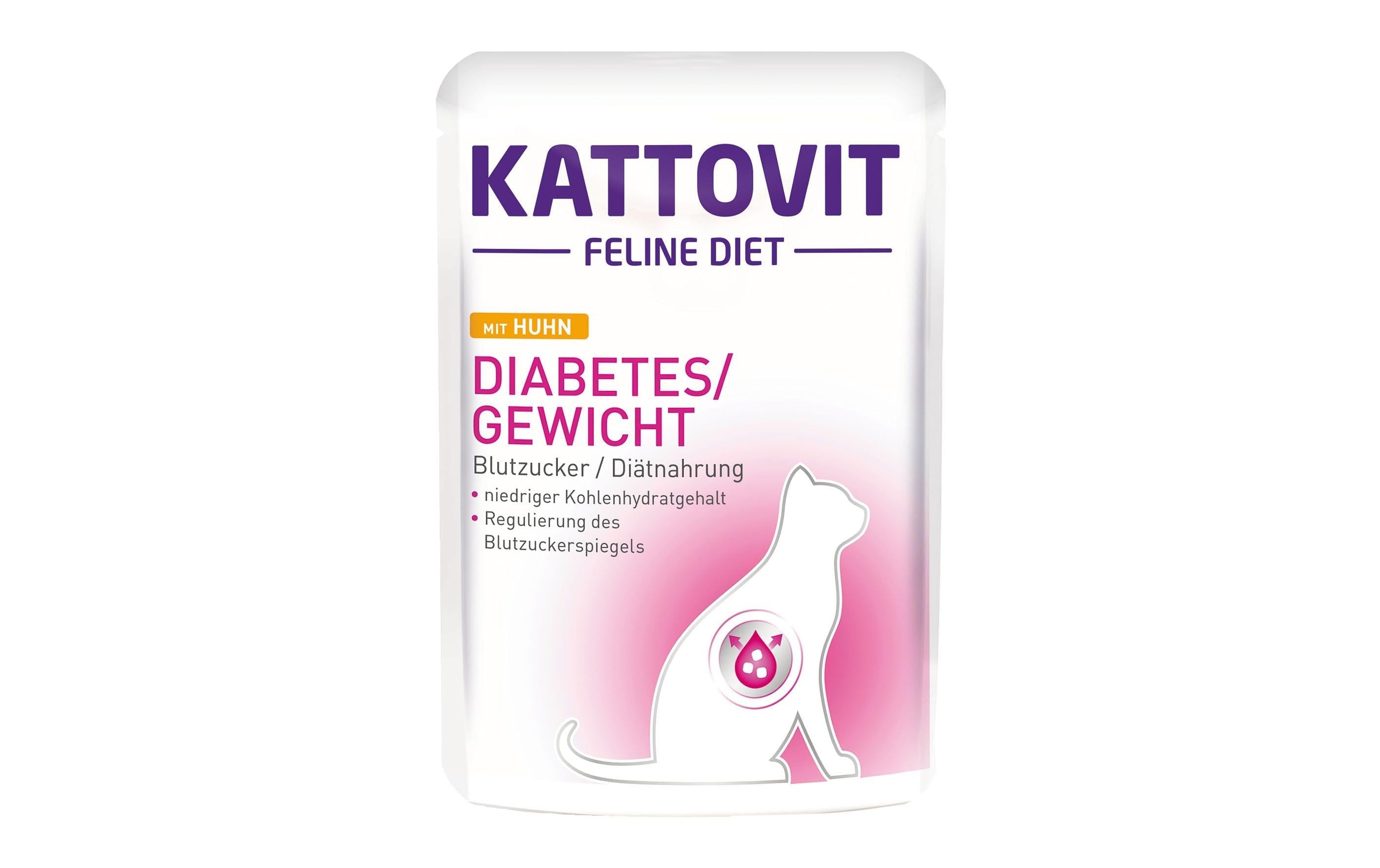 Kattovit Diabetes Huhn 85g