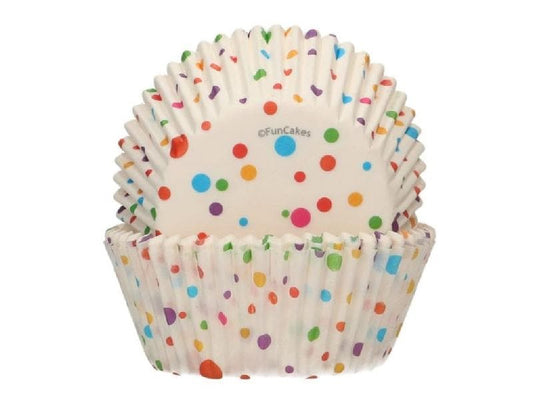 Funcakes | Backförmchen Konfetti | 48Stk.