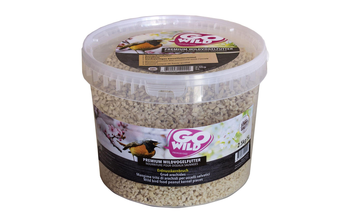 GoWild Wildvogelfutter Erdnusskernbr. 2.5Kg