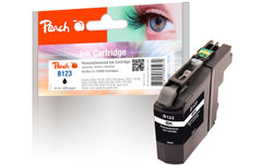Peach, Tinte Brother LC-123 Black