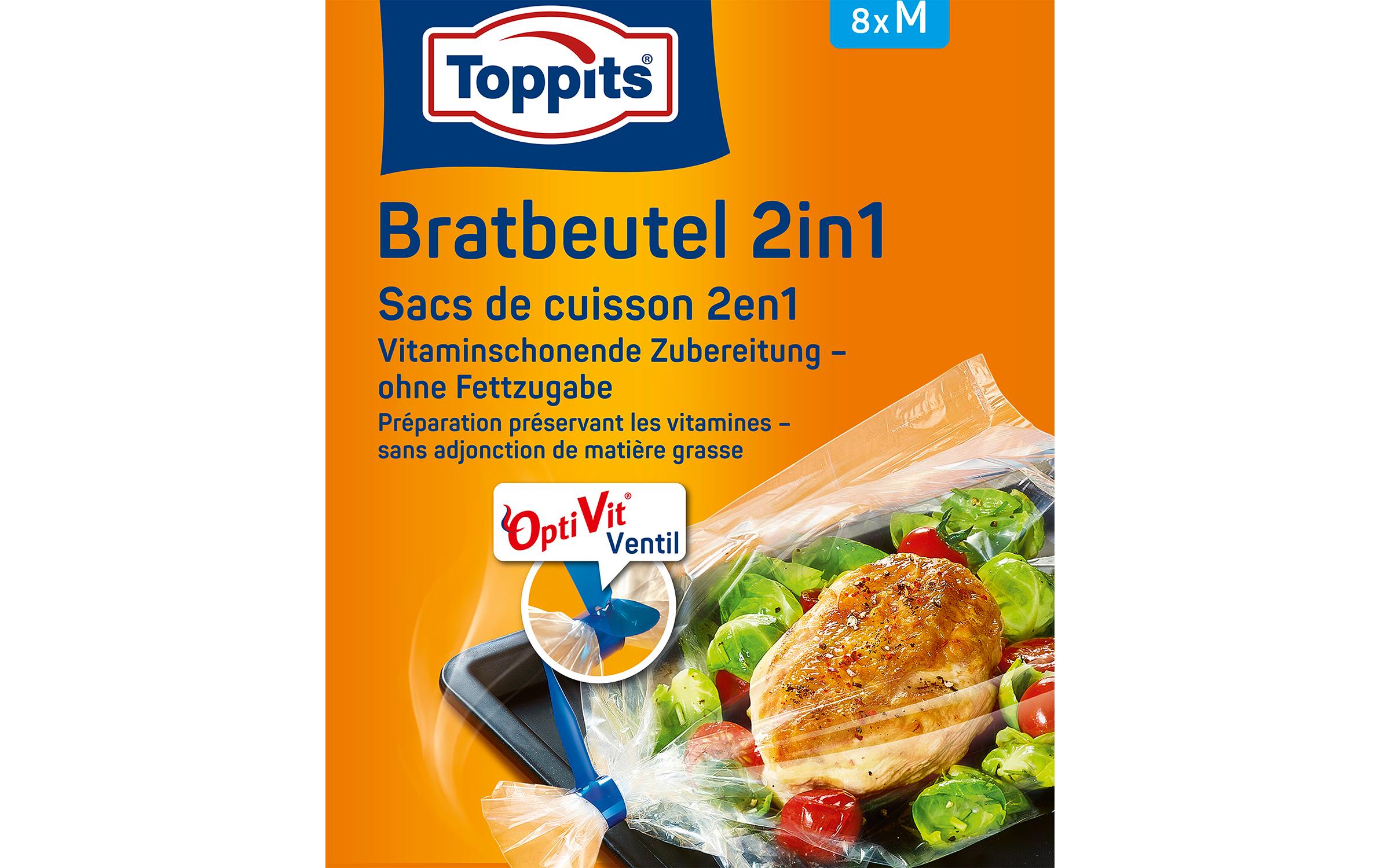 Toppits Bratbeutel 2 in 1