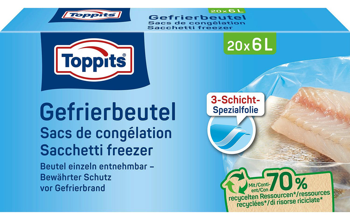 Toppits Gefrierbeutel 6 Liter