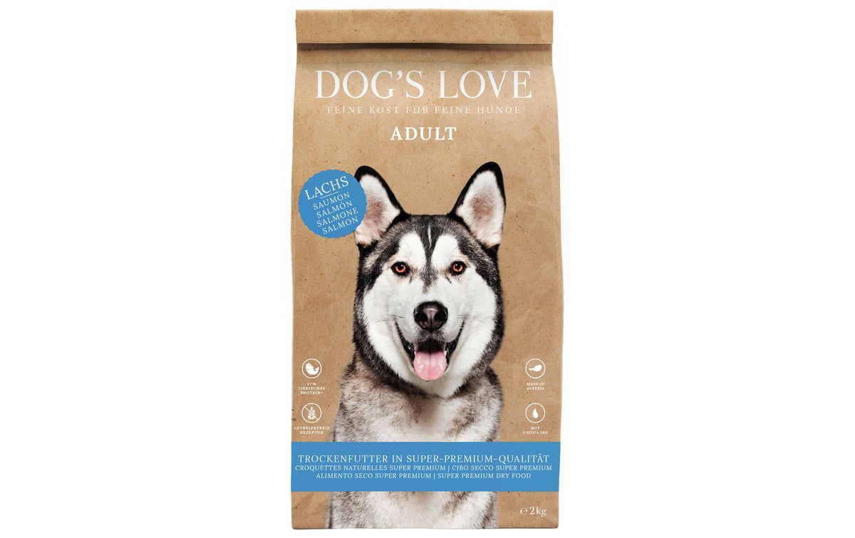 Dog's Love, Trockenfutter Adult, Lachs und