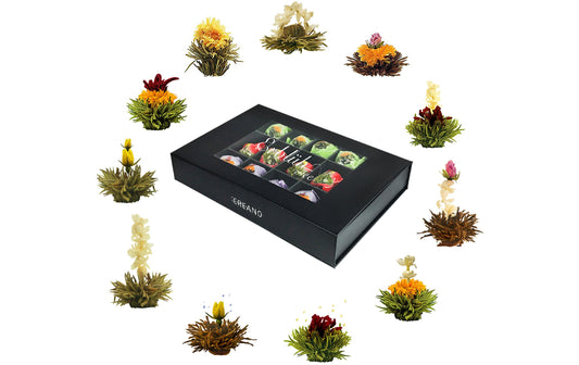 Erblühtee Magnetbox Weiss-/Schwarz-/Grüntee