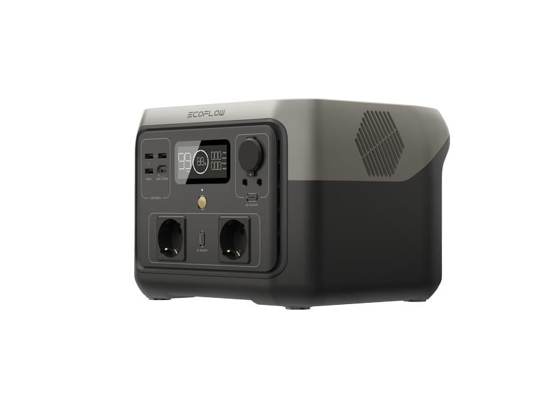 EcoFlow | RIVER 2 Max Power Station 512Wh | 6.0 kg, LiFePO4, 270 x 260 x 196 mm