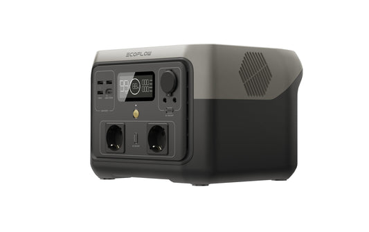 EcoFlow | RIVER 2 Max Power Station 512Wh | 6.0 kg, LiFePO4, 270 x 260 x 196 mm