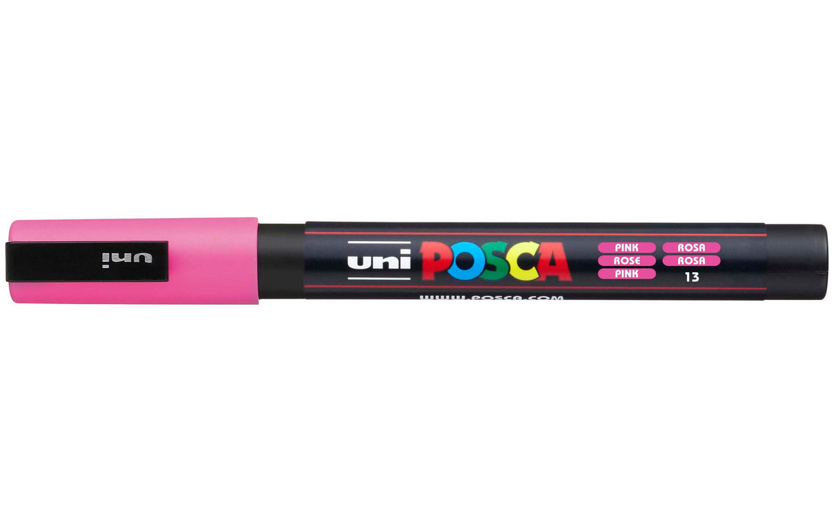 Uni, Permanent-Marker POSCA 0.9-1.3 mm, Ros