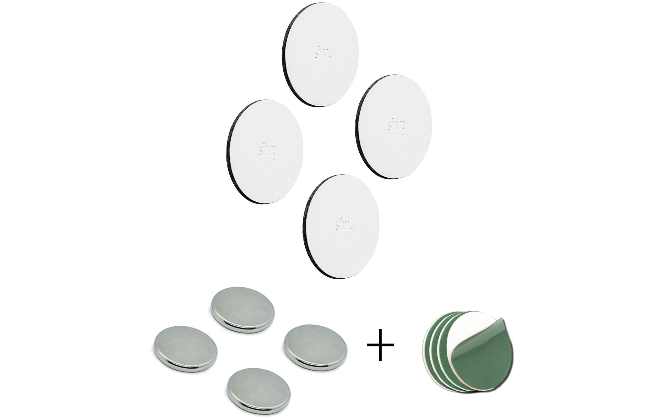 Silwy, Magnet-Power-Bundle 12 Stück, Weiss