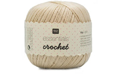 Rico Design | Rico Essentials Crochet, beige | 50 g, 280 m, 100 % CO