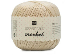 Rico Design | Rico Essentials Crochet, beige | 50 g, 280 m, 100 % CO