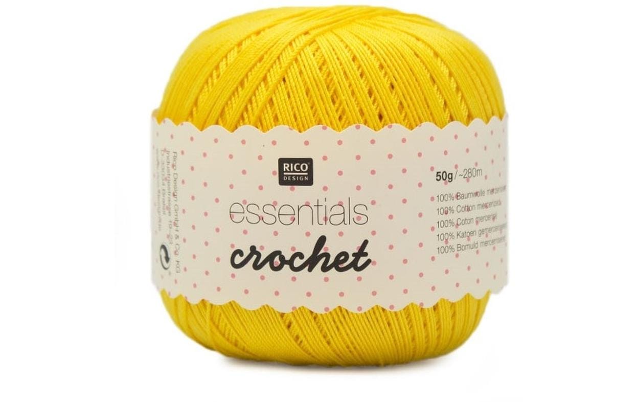 Rico Essentials Crochet, gelb