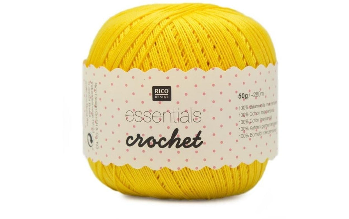 Rico Essentials Crochet, gelb