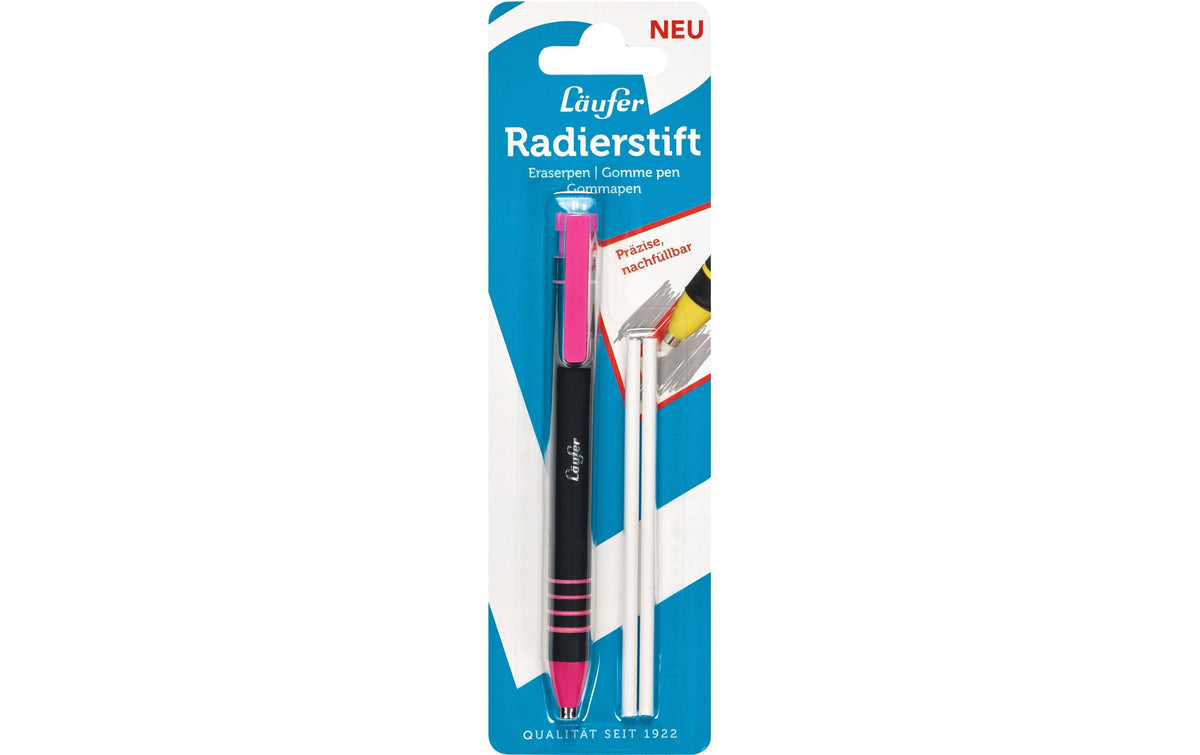 Läufer, Radiergummi Pink