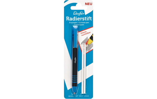 Läufer, Radiergummi Blau