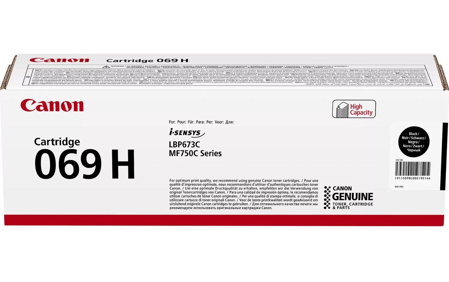 Canon, Toner 069H / 5098C002 Black