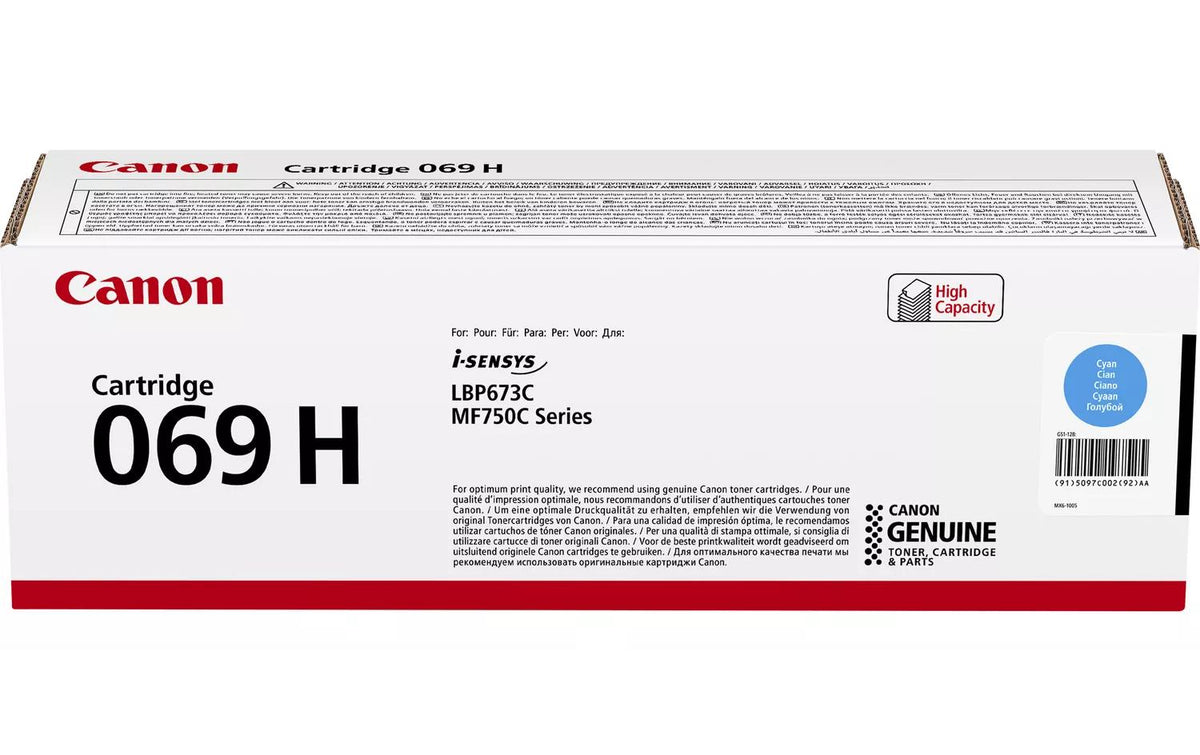 Canon, Toner 069H / 5097C002 Cyan