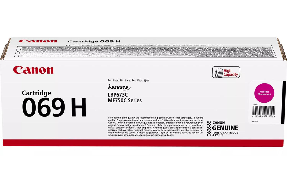 Canon, Toner 069H / 5096C002 Magenta