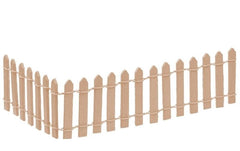 Hobbyfun Mini-Garten Zaun natur