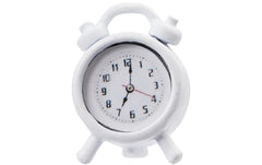 Hobbyfun Mini-Haus Wecker weiss