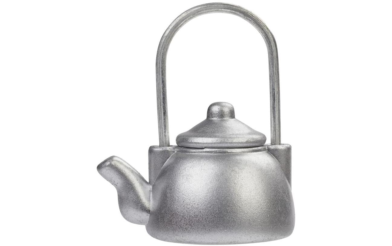 Hobbyfun Mini-Küche Teekanne silber