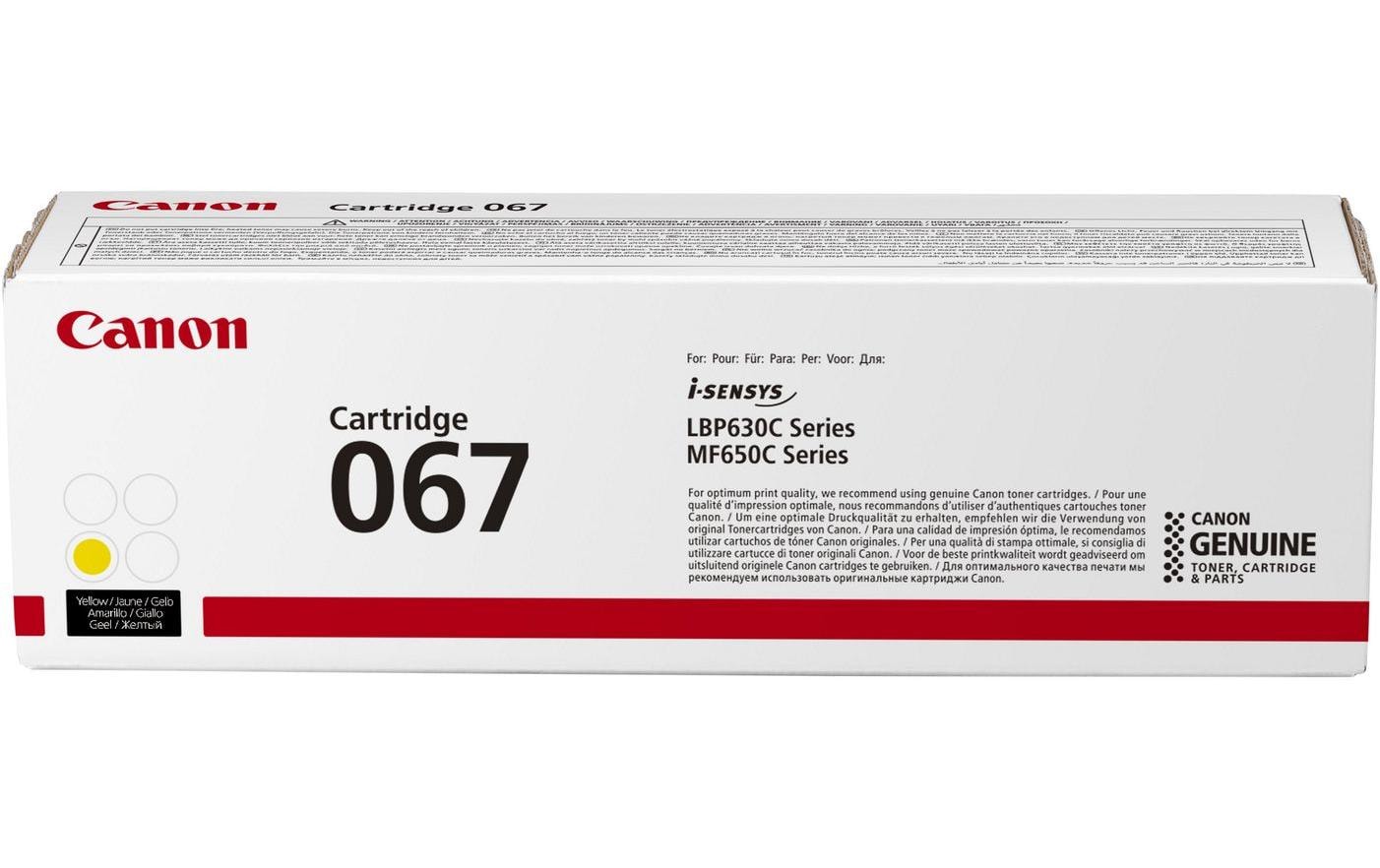 Canon, Toner 067 / 5099C002 Yellow
