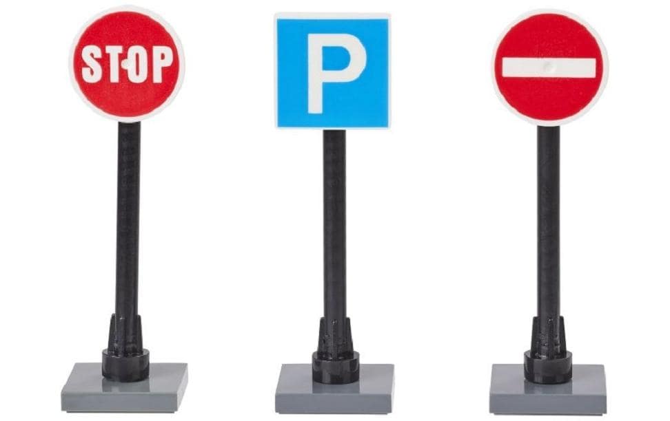 Hobbyfun Mini-Utensilien Verkehrsschilder